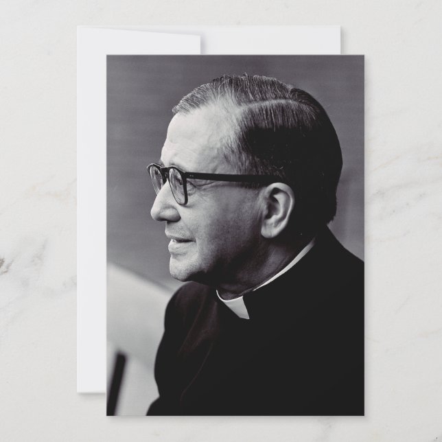 Convites Santo Josemaria Escriva (Frente)