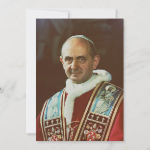 Convites Santo Papa Paulo VI Bispo de Roma