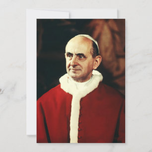 Convites Santo Papa Paulo VI chefe da Igreja Católica
