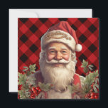 Convites Santo Santa Claus Nicholas Natal<br><div class="desc">Traga-se para o charme de ontem com esta ilustração de Papai Noel inspirada! Nick adorava um chapéu vermelho festivo, pintado de branco e embelezado com as palavras brilhantes "Acredite"! Perfeito para entusiastas de férias, este trabalho de arte eterno capta a espiral do Natal, fazer-o um impressão ideal para ocasiões festivas....</div>