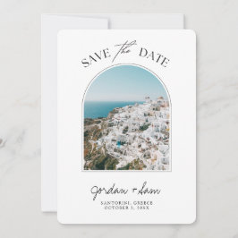 Convites Santorini Casou Salve a Data