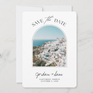 Convites Santorini Casou Salve a Data