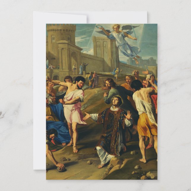 Convites São Estêvão o Protomártir Iconografia da Arte (Frente)