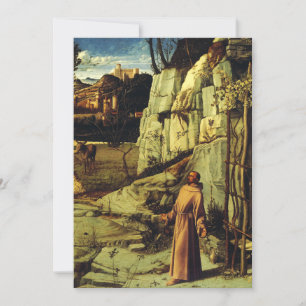 Convites São Francisco no Deserto por Giovanni Bellini 
