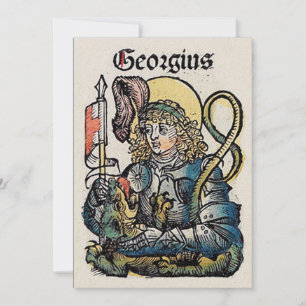 Convites São Jorge da Crônica de Nuremberg