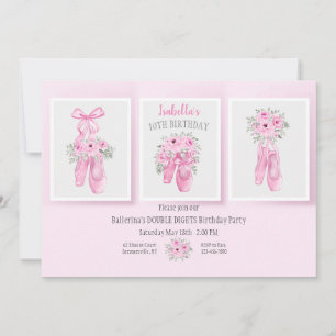 Convites Sapatilhas de Ballet