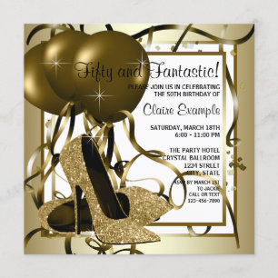 Convites Sapato Feminino de Salto Alto em Ouro Branco Anive