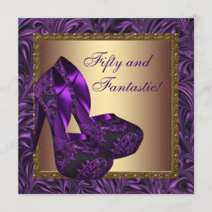 Convites Sapatos de Salto Alto Feminino Roxo Festa de Anive