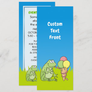 Convites Sapo com Icecream