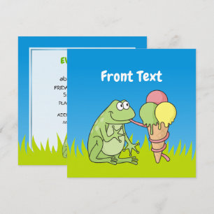 Convites Sapo com Icecream