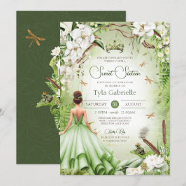 Convites Sapo Príncipe Sweet 16 Princesa Aniversário