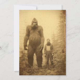 Convites Sasquatch/Pé Grande, Criaturas Míticas, D