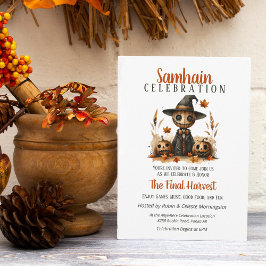 Convites Sassustrow Samhain Harvest Festa de Halloween