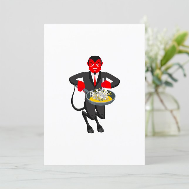 Convites Satan Roasts Sinners Evil Invitation (Criador carregado)