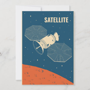 Convites Satélite espacial