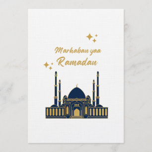 Convites Saudação Chic Moderna Minimal do Ramadão