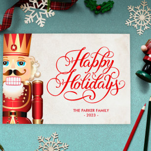 Convites Saudação de Natal de Férias do Quebra-Nozes