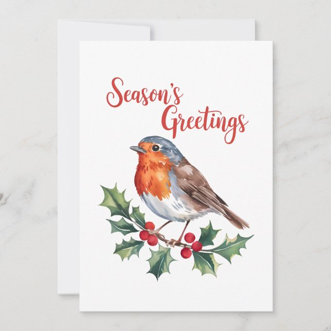 Convites Saudações de Fim de Ano do Robin Alegre (Frente)