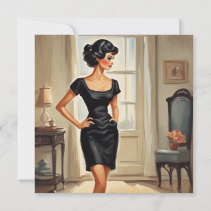 Convites Saudações de na moda LBD: Clássica e Versátil