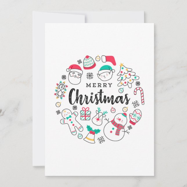 Convites Saudações de Natal (Frente)