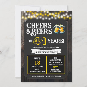 Convites Saudações e Cervejas pelos 41 Anos de Festa de Ani
