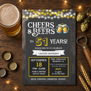 Convites Saudações e Cervejas pelos 51 Anos de Cervejaria