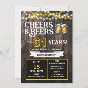 Convites Saudações e Cervejas pelos 61 Anos de Churrasco de