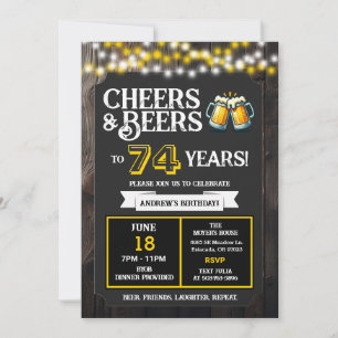 Convites Saudações e Cervejas pelos 74 Anos de Churrasco de