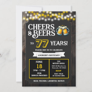 Convites Saudações e Cervejas pelos 77 Anos de Churrasco de