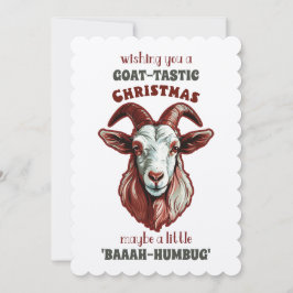 Convites Saudações Gastas: Um Natal "Baah-Humbug"