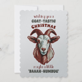 Convites Saudações Gastas: Um Natal "Baah-Humbug"
