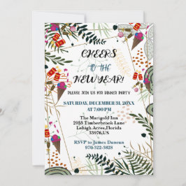 Convites Saúde ao Ano Novo Greenery Botânico