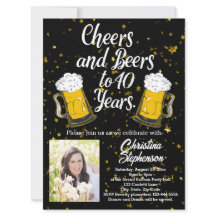 Saúde e Cerveja a 40 anos de aniversário de 40 ano