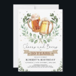 Convites Saúde e Cerveja aos 30 anos Adultos Aniversário<br><div class="desc">Saúde e Cerveja a 30 anos!  Personalize este divertido convite de aniversário com tema de cerveja com seus detalhes. Use as ferramentas de design para editar o texto,  alterar a cor e o estilo da fonte para criar um design de convite exclusivo.</div>