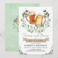 Saúde e Cerveja aos 90 anos Adultos Aniversário