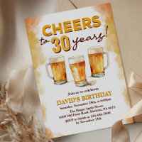 Saúde e Cervejas Engraçadas aniversário de 30 anos
