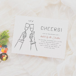 Convites Saúde! Festa de Jantar Moderna e Caprichosa com De