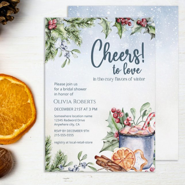 Convites Saúde para o Chá de panela de inverno quente de ca (Criador carregado)