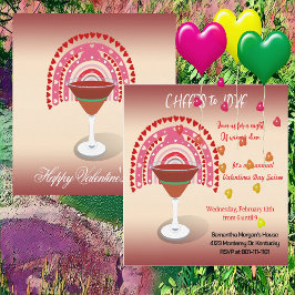 Convites Saúde para o Namorados do Coquetel