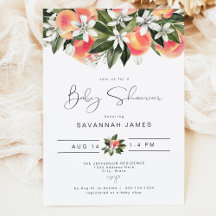 SAVANNAH - Chá de fraldas de Pêssego