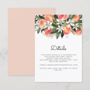 Convites Savannah - Invólucro Floral Branco de Pessegueira 