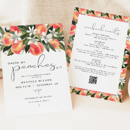 Convites SAVANNAH, Onde Meus Pêssegos Na Bachelorette