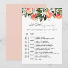 Convites SAVANNAH Peach O Que O Noivo Disse Jogo De Brida