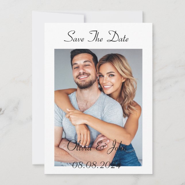 Convites save the date (Frente)