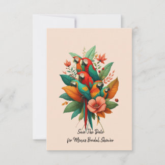 Convites Save the Date Bridal Shower