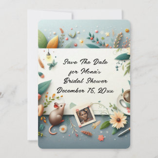 Convites Save The Date Bridal Shower Invitation
