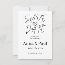 Convites SAVE THE DATE Invitation