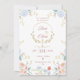 Convites Save The Date Modern Minimal Wedding Design
