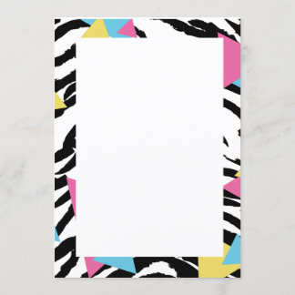 Convites Save the date style années 80