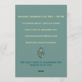 Convites Scandinavian Christmas Nutcracker